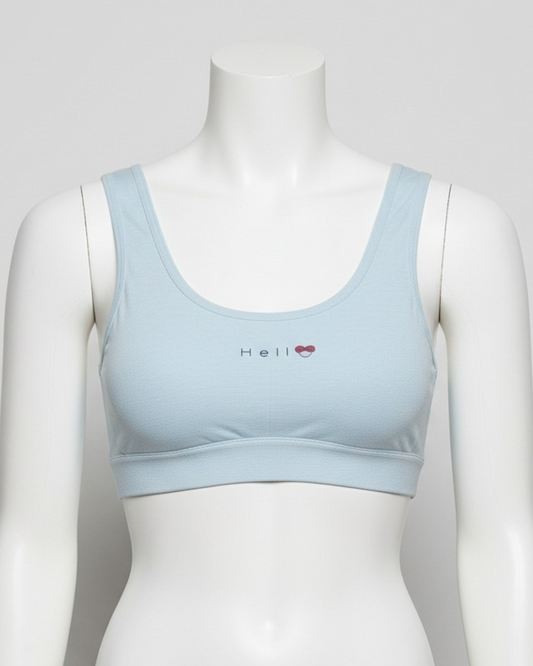 Teenager Training Bras for Girls Age 10-20, Soft Cotton, Padded and Non-Padded, Comfortable Puberty Bras, Free Size, Stylish, and Durable