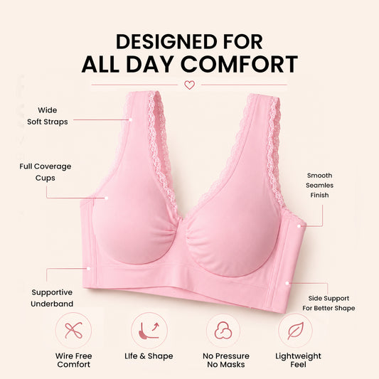 #1 Best Seller - Daily Wear and Training Push Up Padded Bras for Women