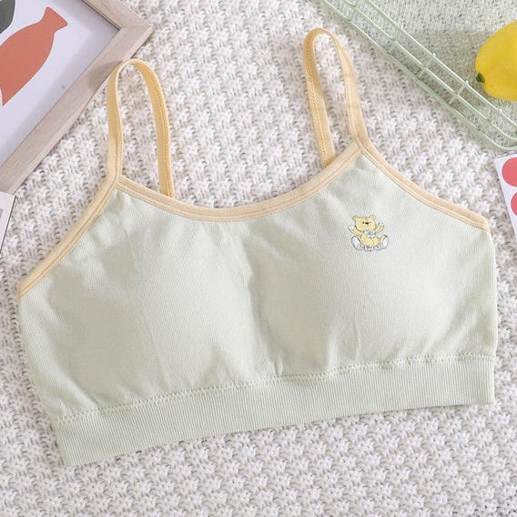 Girls Imported T-Shirt Bralette – Pack of 3 | Soft, Stretchy & Everyday Comfort