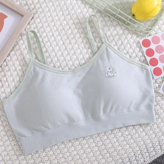 Girls Imported T-Shirt Bralette – Pack of 3 | Soft, Stretchy & Everyday Comfort