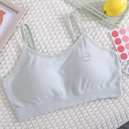 Girls Imported T-Shirt Bralette – Pack of 3 | Soft, Stretchy & Everyday Comfort