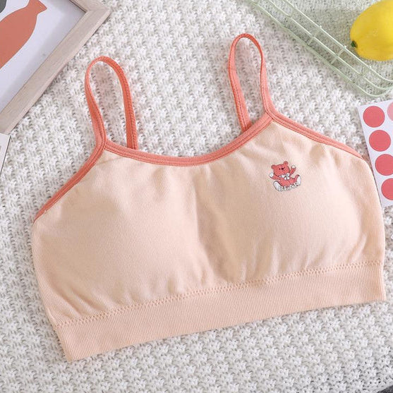 Girls Imported T-Shirt Bralette – Pack of 3 | Soft, Stretchy & Everyday Comfort