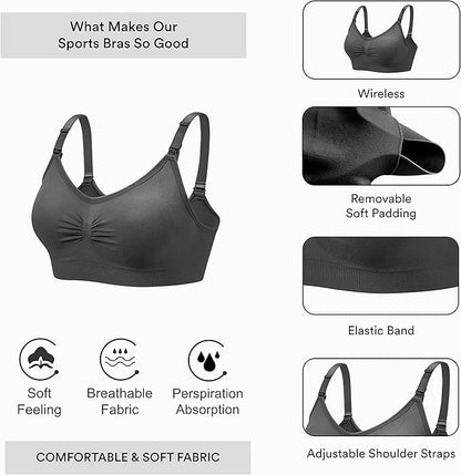 Blooming Blossom Seamless Wireless Nursing Bra with extender