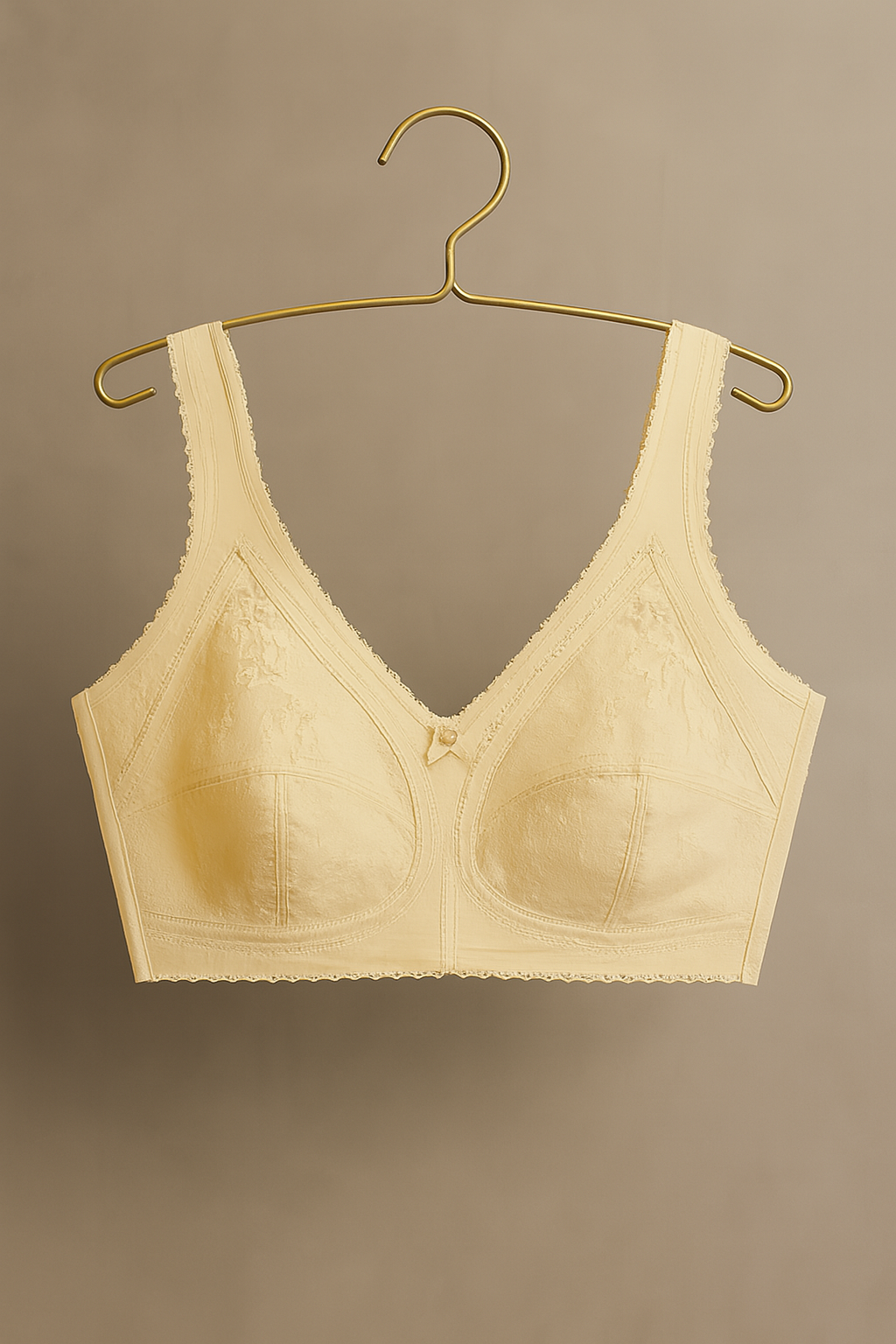 Doreena Full-Cup Non-Wired, Non-Padded Bra - Soft Net Fabric