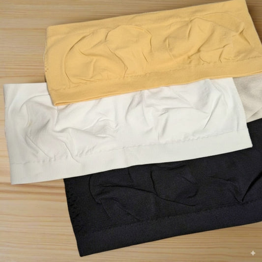 Stepless stratchable bra