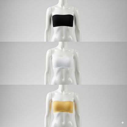 Stepless stratchable bra