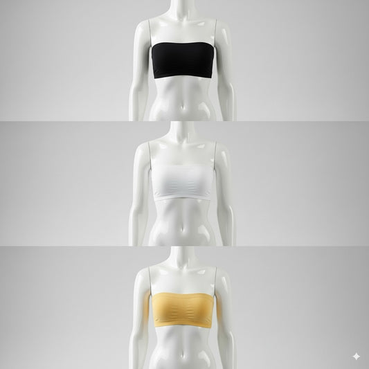 Stepless stratchable bra