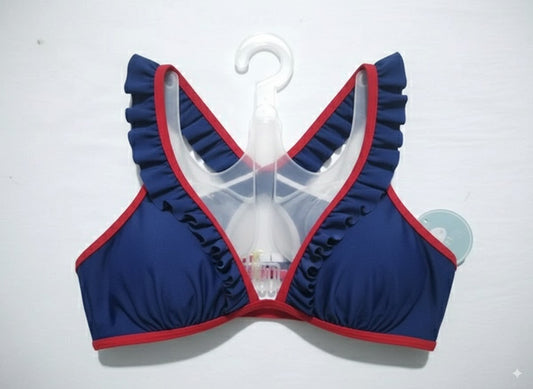 Island Soul One Piece Bra Teenage Size M Red White Blue Nautical New