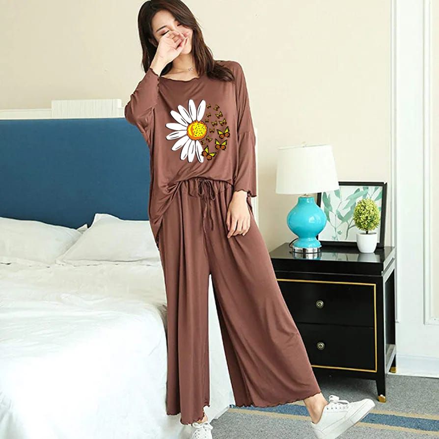 Daisy & Butterfly Oversized Lounge Coord Set