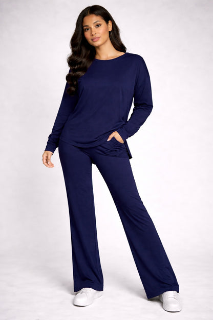 Cozy Luxury Ribbed Knit Lounge Coord Set