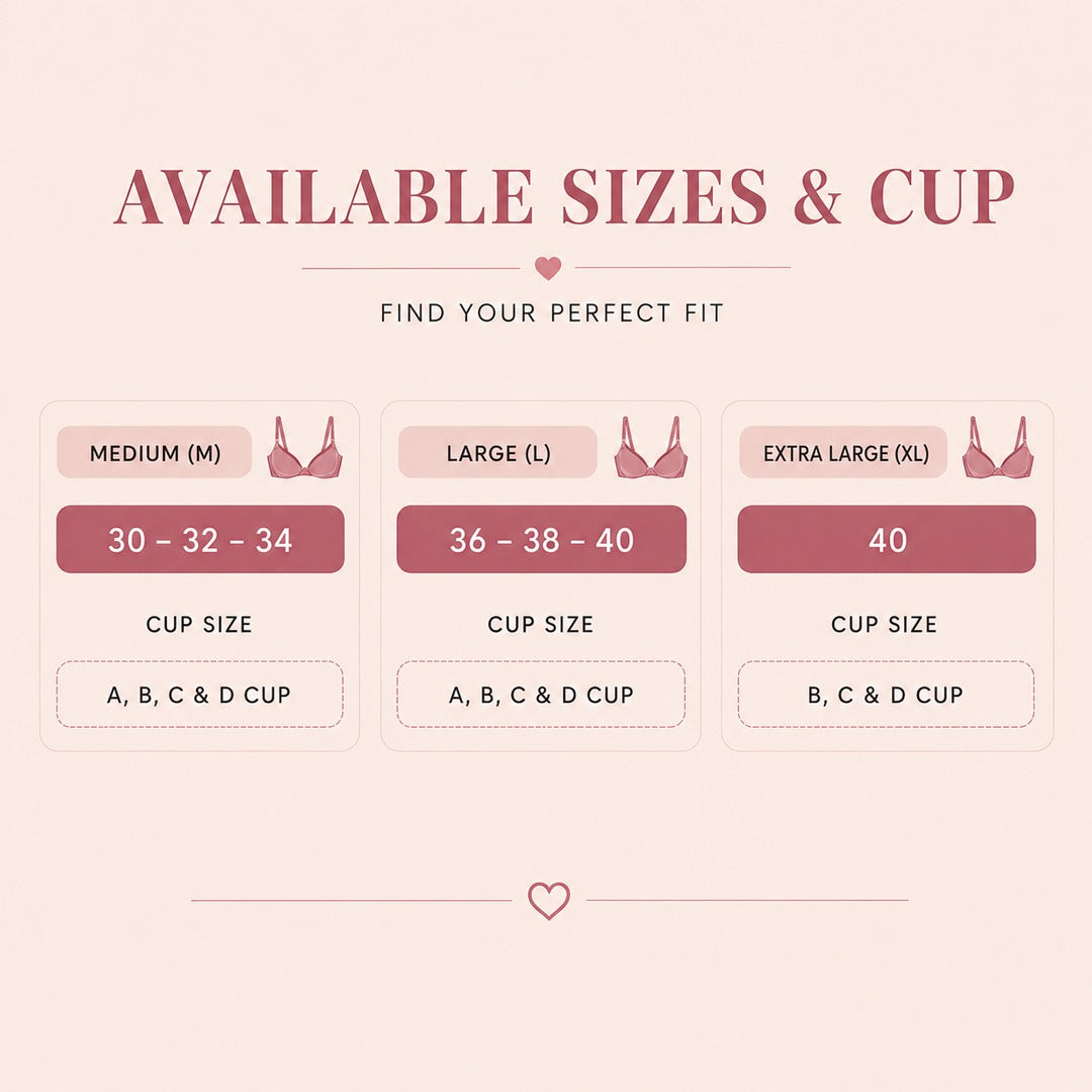 #1 Best Seller - Daily Wear and Training Push Up Padded Bras for Women
