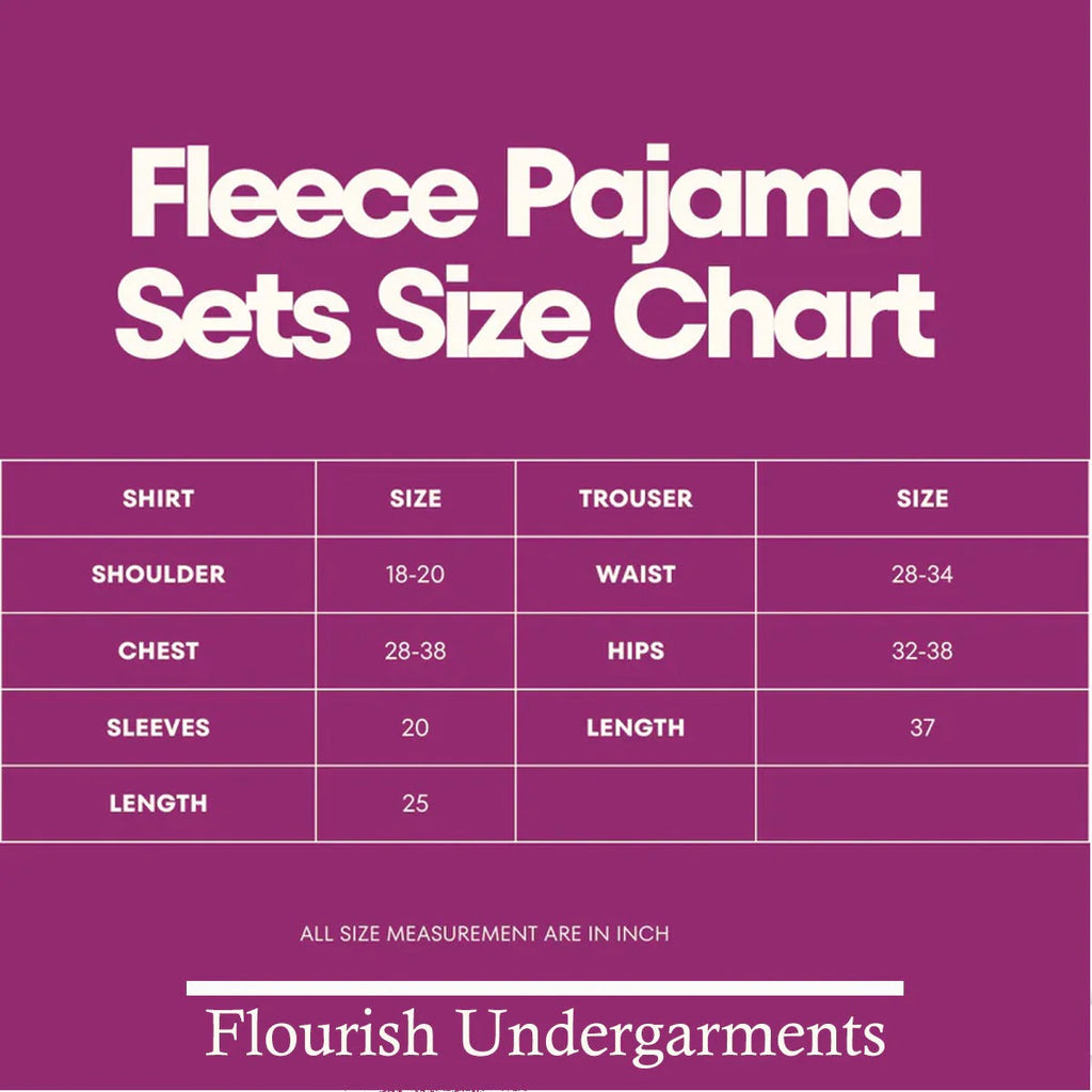 2 Pc Winter Korean Flannel Women Pajamas