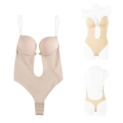 High Quality Adjustable Straps Full Body Shaper With Toilet Hole