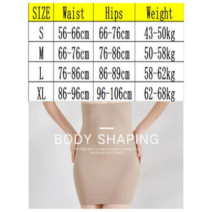 Seamless Slimming Half Slip Belly Control Body Shaper Lifter Shapewear