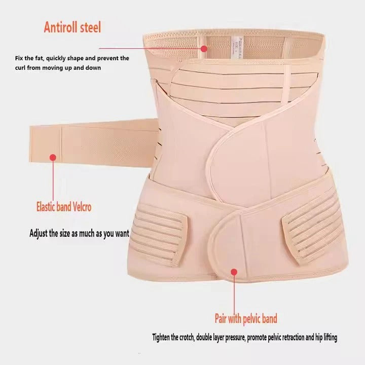 3 in 1 Postpartum Belt After Delivery Support Recovery | Body Shaper Belt