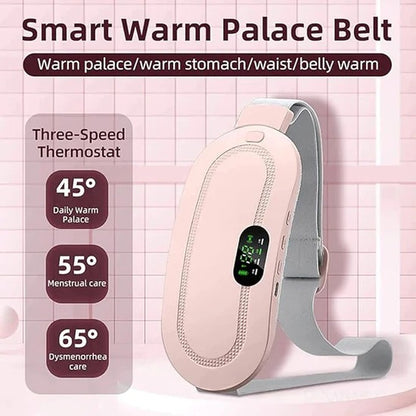 Period Cramp Relief Electric Heating Belt Massager