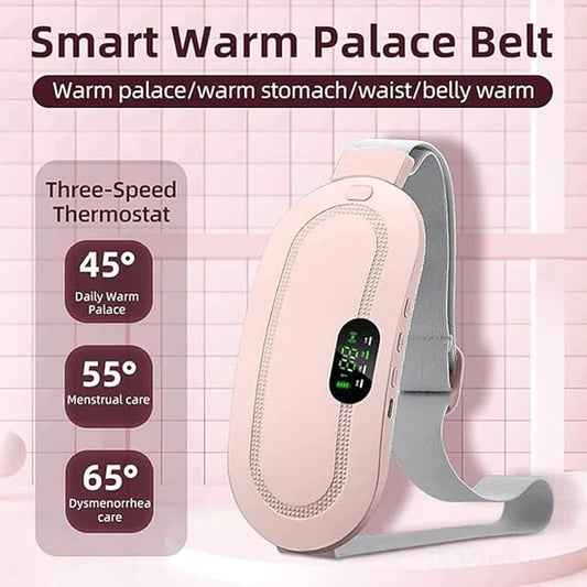 Period Cramp Relief Electric Heating Belt Massager