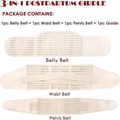 3 in 1 Postpartum Belt After Delivery Support Recovery | Body Shaper Belt