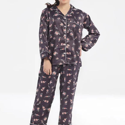 Summer Cooling Linen 2-Piece Pajama Set With Scrunchie