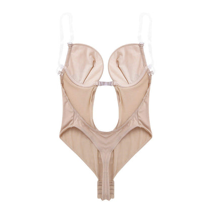 High Quality Adjustable Straps Full Body Shaper With Toilet Hole