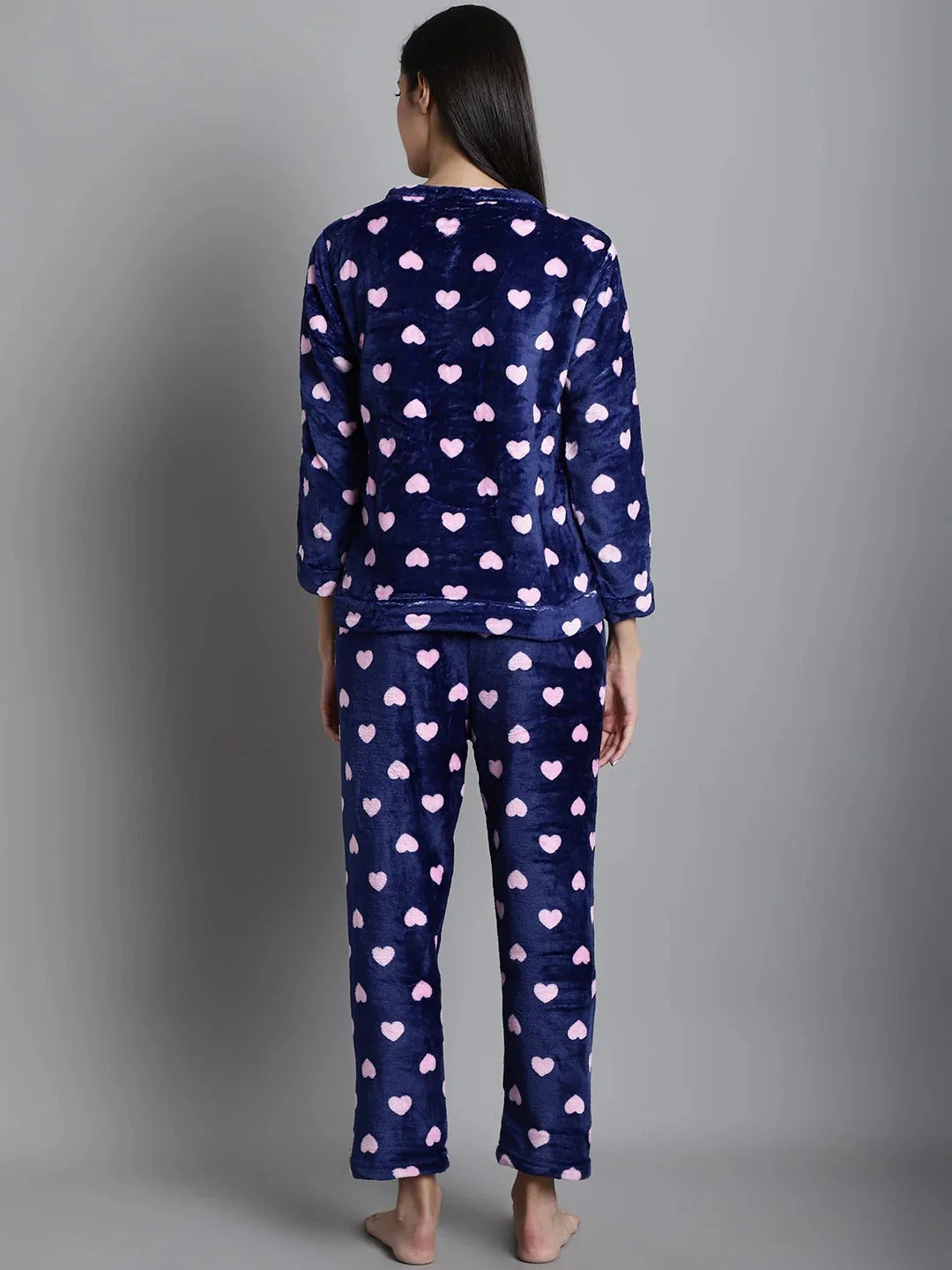 2 Pc Winter Korean Flannel Women Pajamas