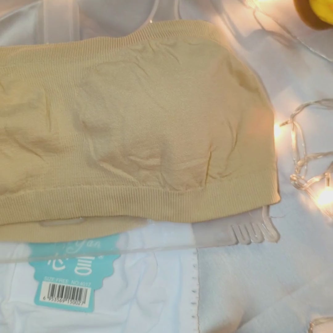 Stepless stratchable bra