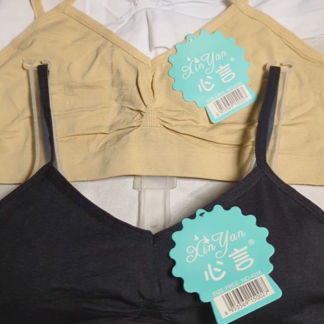 Half Body Plain Camisoles for Little Teenage Girls, Cotton Inner Wear Vest
