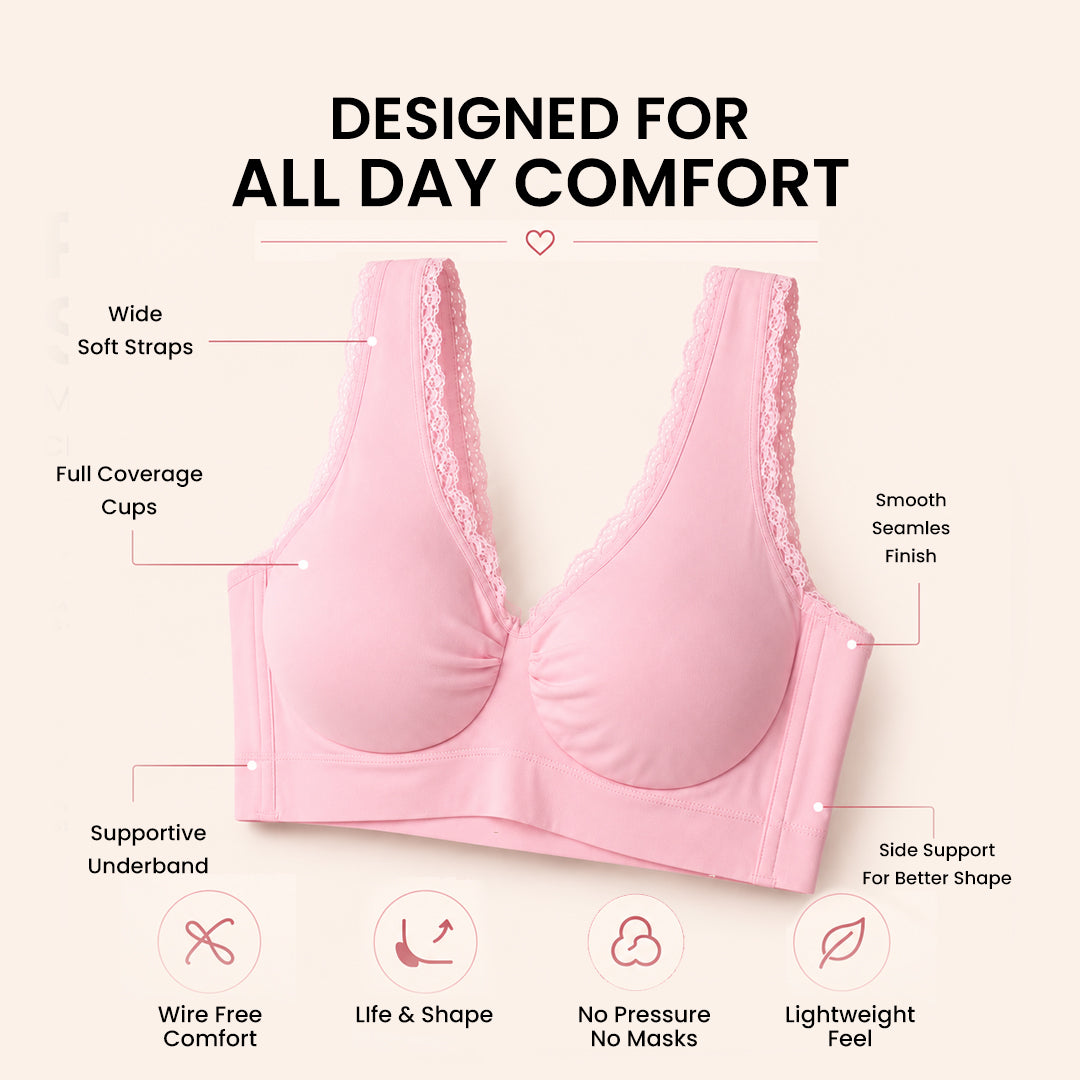#1 Best Seller - Daily Wear and Training Push Up Padded Bras for Women