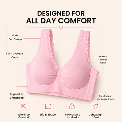 #1 Best Seller - Daily Wear and Training Push Up Padded Bras for Women