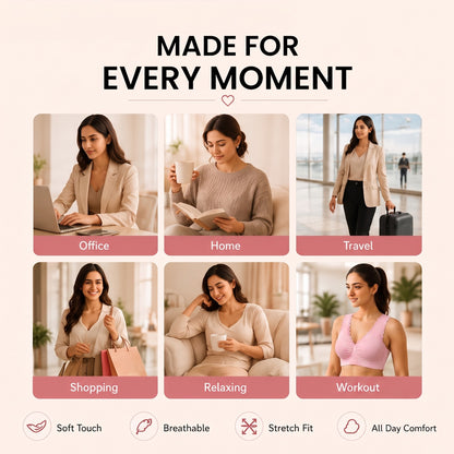 #1 Best Seller - Daily Wear and Training Push Up Padded Bras for Women